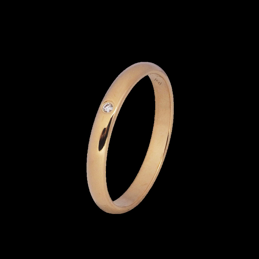 Cartier Yellow Gold Diamond Ring #355154F87B